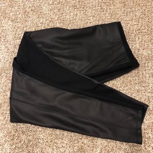 Express faux leather legging